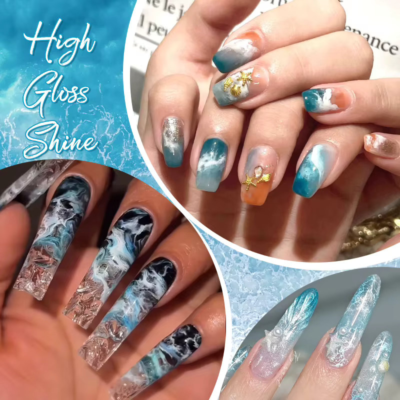 Mtssii Dream Wave Magnetischer Gel Nagellack, Lila Blau, 7 ml - Bild 3