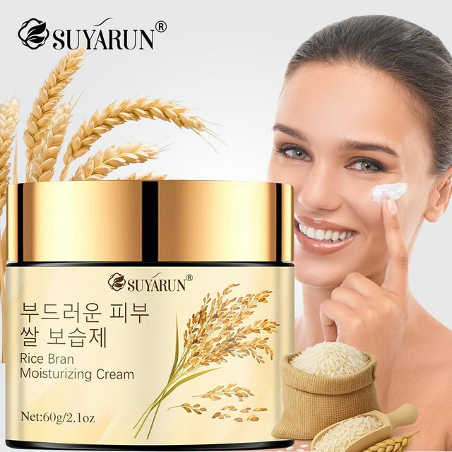 SUYARUN Rice Extract Gesichtscreme, Trockene und Empfindliche Haut - Bild 1