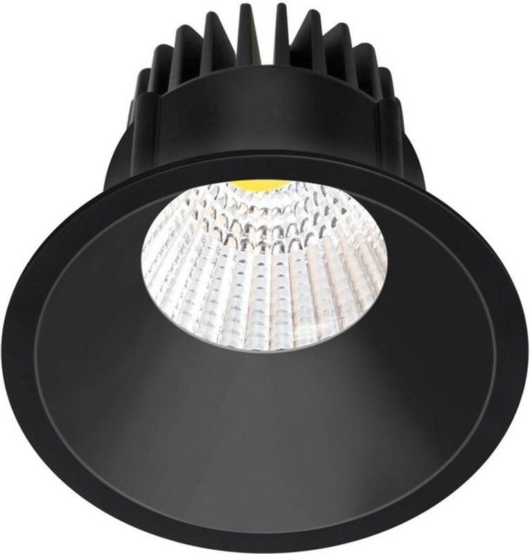 Arcchio Einbaustrahler niria aus Aluminium in Schwarz mit warmweißem LED-Licht für ein modernes und minimalistisches Design - Bild 1