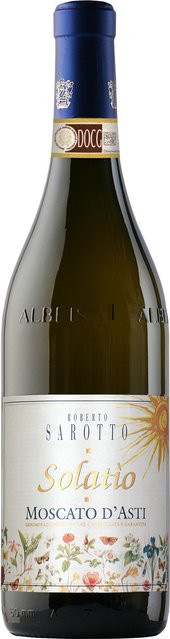 Sarotto Moscato d'Asti Solatio, Moscato Weißwein, Piemont, 2025, lieblich, 5,0% Vol., 0,75 l - Bild 1
