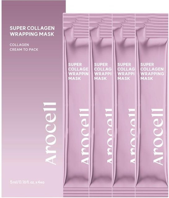 Arocell Super Collagen Wrapping Maske, 20 ml, für trockene Haut - Bild 1