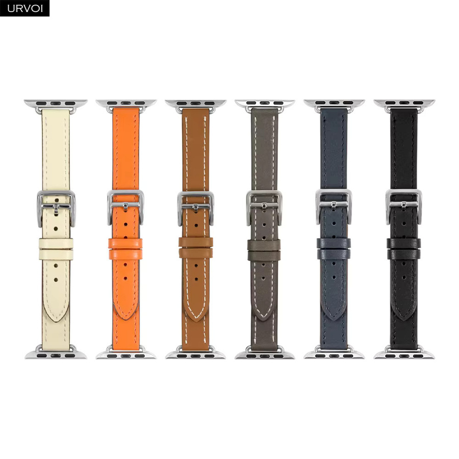 URVOI Uhrenarmband Leder, Slim Fit, Unisex - Bild 1