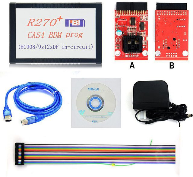 YIQIXIN R270 CAS4 BDM Programmierer für BMW CAS3 EWS4 und Benz EZS V1.20 mit M35080 Unterstützung - Bild 1