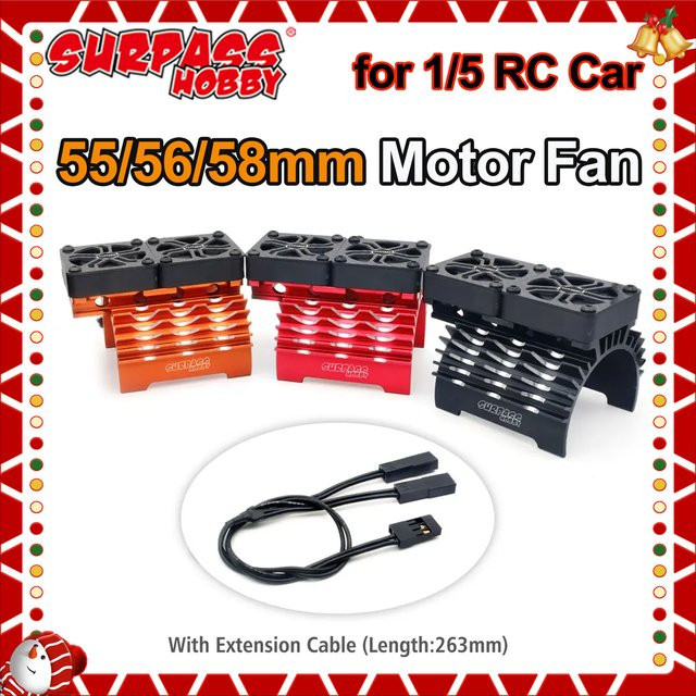 SURPASS HOBBY RC Motor Kühlventilator, Metall, 1:5, Zubehör - Bild 1