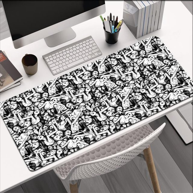 Junji Ito XXL Gaming-Mauspad Lodestar, Mehrfarbig, B/T: 60 x 30 cm - Bild 1