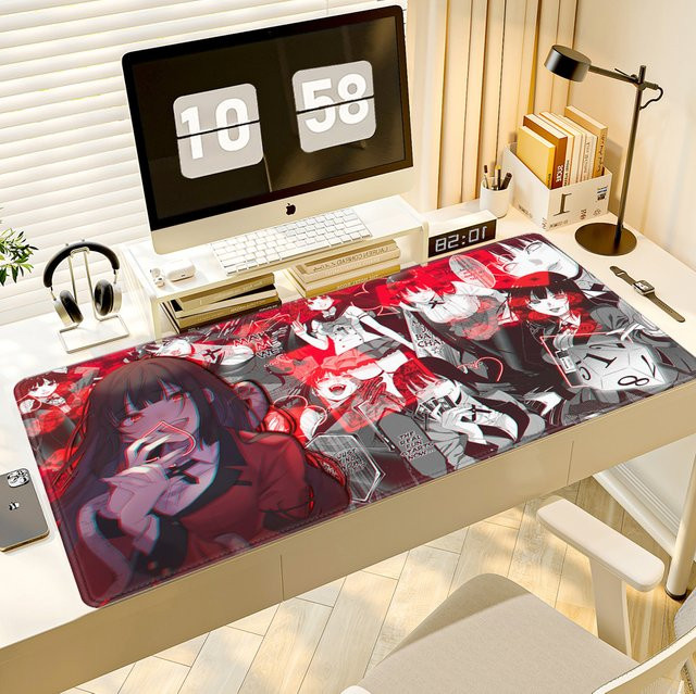 HYBXAXC Gamer Mauspad Kakegurui Yumeko Jabami Anime Design Multicolor - Bild 1