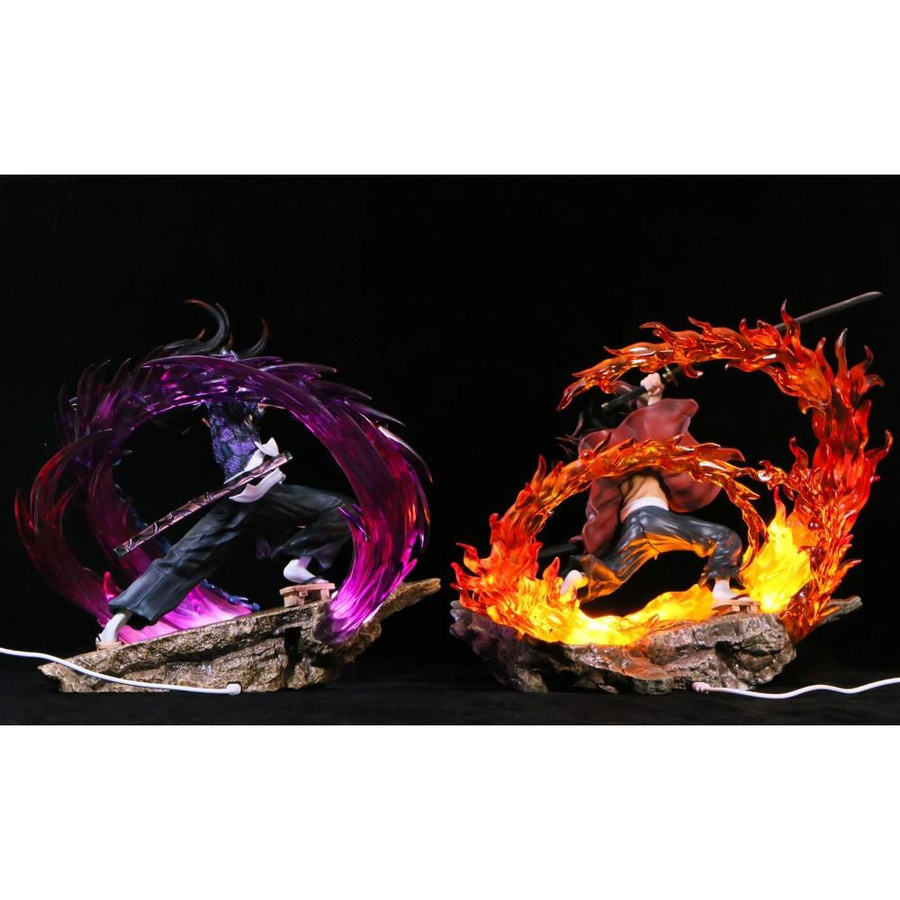 Demon Slayer Anime Figur Kokushibou und Tsugikuni Yoriichi aus PVC, Höhe: 21 cm - Bild 2