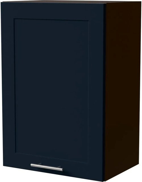 Feldmann-Wohnen Hängeschrank Oslo Küchenschrank in Lava und Indigo Matt mit Soft-Close-Türen, B/T/H: 50 x 32,5 x 72 cm - Bild 1