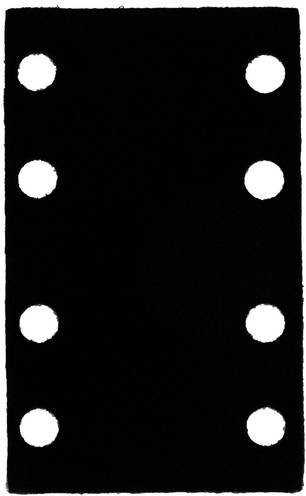 Bosch Pad Saver Zwischenlage Set, Schwarz, B: 80 mm x T: 133 mm, 2 Stück - Bild 1