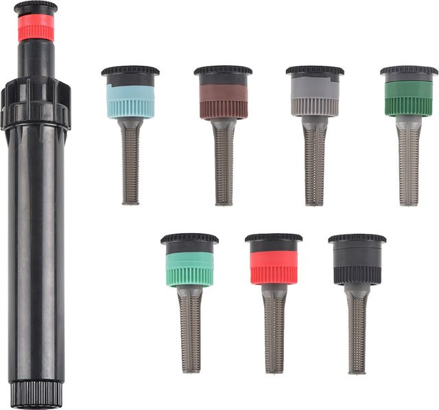 Einstellbare Schwenk-Diffusor-Düse für Garten und Rasen mit 1/2 Zoll Innengewinde für 0 bis 360 Grad Bewässerung - Bild 1