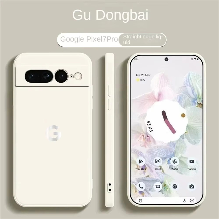 Bonbonfarbene Flüssigsilikon-Handyhülle für Google Pixel 10 9 Pro XL 9A 8A 7A 6A Pro in Multicolour und Grün, ultradünne Schutzhülle mit Unterstützung für kabelloses Laden - Bild 3