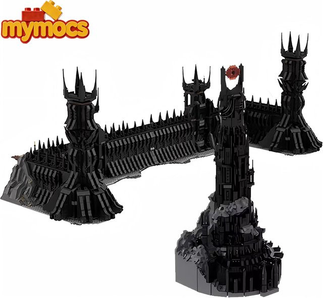 Mymocs Der Herr der Ringe Das Schwarze Tor von Mordor und der Dunkle Turm Barad-dur, Bausteine, ab 14 Jahren - Bild 1
