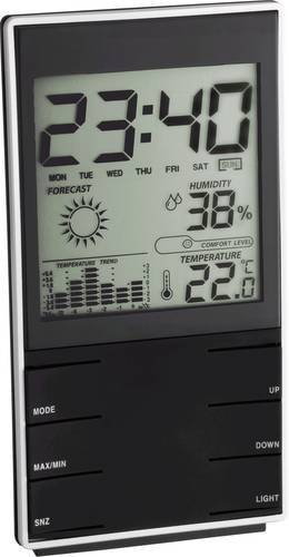 TFA Dostmann Komfort Funk-Wetterstation in Schwarz - Bild 1