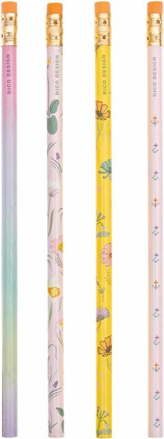 Rico Design Paper Poetry Bleistift-Set Futschikato Blumen in Multicolor - Bild 1