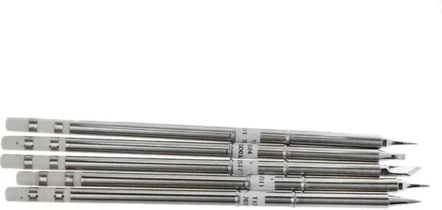 5 Stück Hakko T12-ILS BC1 D24 K BL Lötspitzen in Silber für FX-9501, Hakko 912 und FM-2027, 2028 Lötstationen - Bild 1