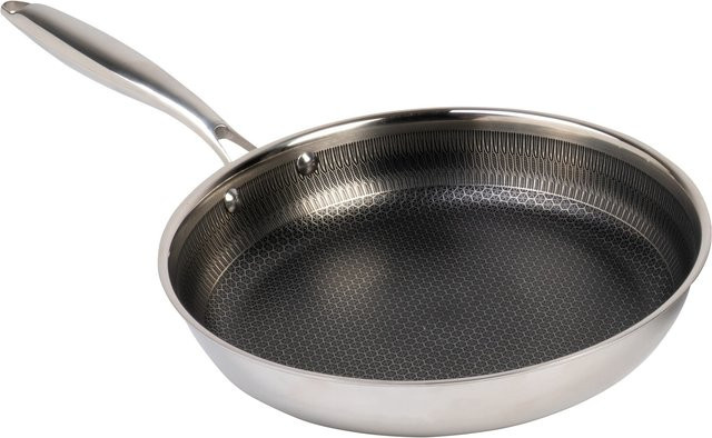 Genialo Edelstahl-Pfanne Premium Polygon in Silber - Bild 1