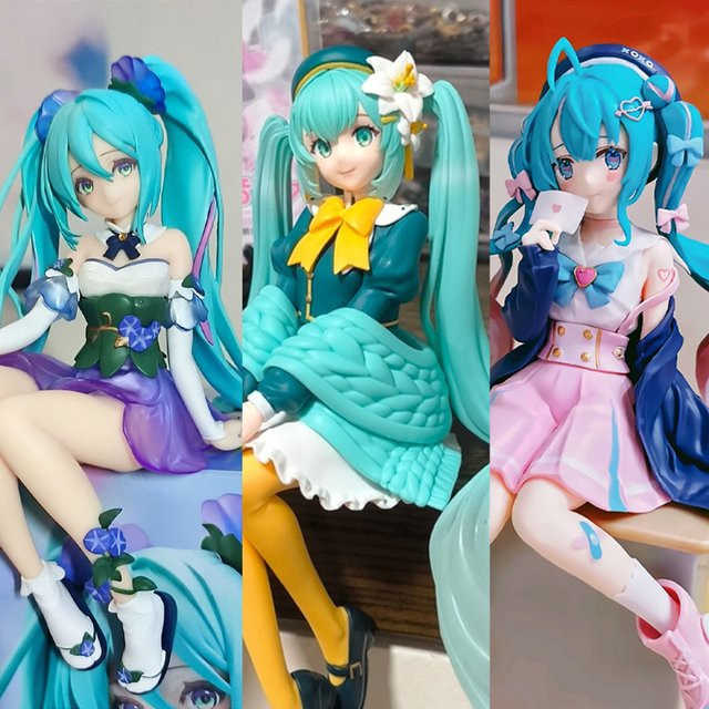 Bandai Hatsune Miku Anime Figur, Action Figure, 14 cm, Kunststoff - Bild 1