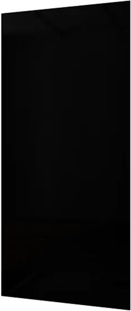 Duschparadies Walk-in Duschwand aus Rauchglas mit Seitenwand, B/H: 97,7 x 200 cm, 8mm Glas mit Nano-Beschichtung, Farbe: Grau/Schwarz - Bild 1