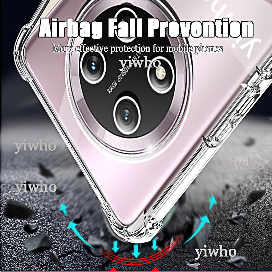 Stoßfeste Handyhülle für Huawei Honor Magic 7 Lite, Magic 7, Magic 6 und Magic 5 Pro Lite, transparent, weiche TPU-Rückseite - Bild 3