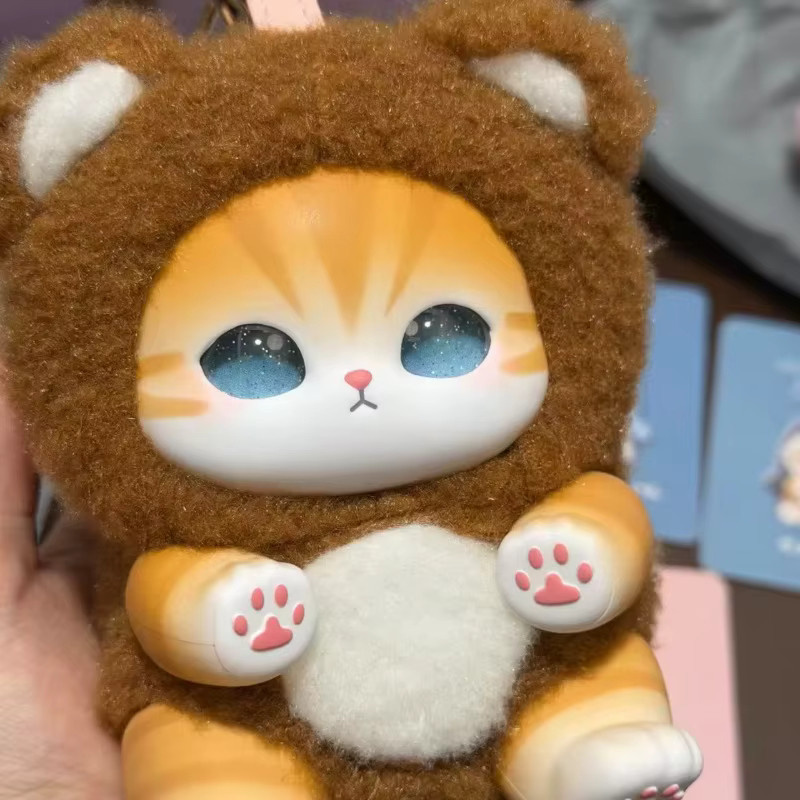 52TOYS Mofusand Katze, Silikon-Plüsch Hängeornament, Einzelfigur - Bild 3