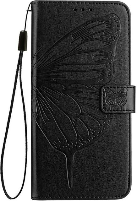 Leder Geldbörse Flip Case für ZTE Blade A35 Core A35E A52 A53 Plus A55 A73 A75 V40S V50 V60 Design V70 Vita Axon 60 Lite 4G 5G Karten Schutzhülle in Schwarz - Bild 1