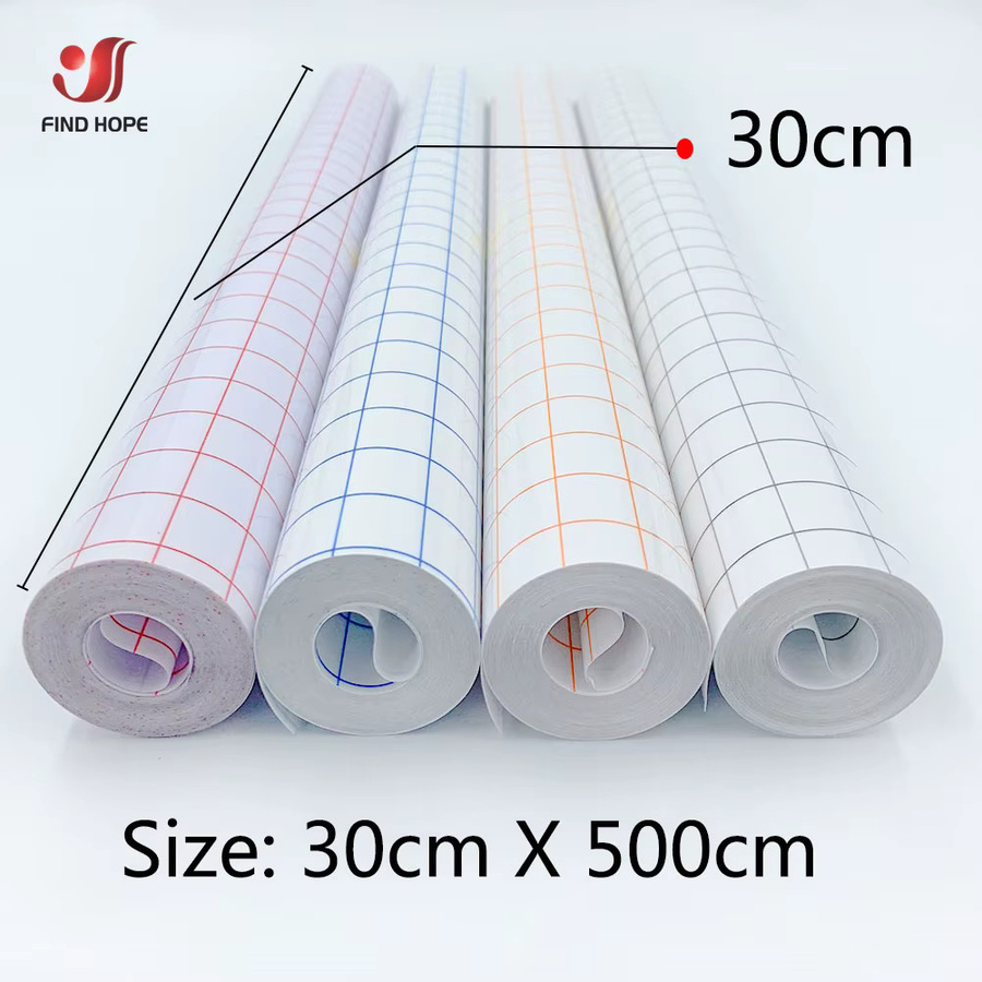 Mittelhaftendes Transferpapier Klebeband in 4 Farben für transparente Applikationen, Schildervinyl und DIY-Bastelprojekte, B: 30,48 cm, L: 4,88 m - Bild 2
