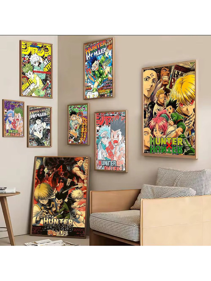 Beast Kingdom Anime Hunter X Hunter Classic Movie Whitepaper Poster, wasserfester Aufkleber in Multicolor, B/H: 15 x 10 cm - Bild 5