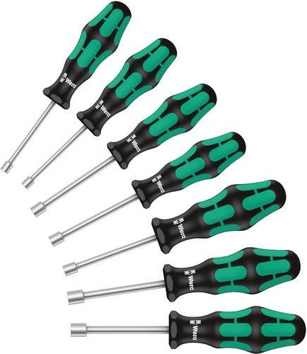 Wera 395 HO/7 SM Steckschlüssel-Schraubendrehersatz 7-teilig in Multicolor - Bild 1