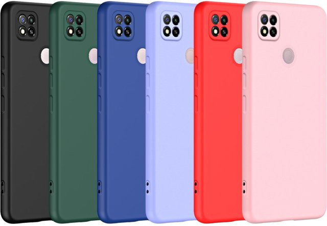 Luxus Silikon Schutzhülle für Xiaomi Redmi 9C NFC in Lila - Bild 1