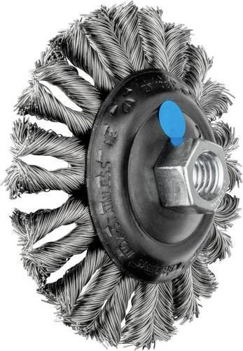 PFERD Kegelbürste POS KBG 11515/M14 CT INOX für Winkelschleifer in Silber - Bild 1