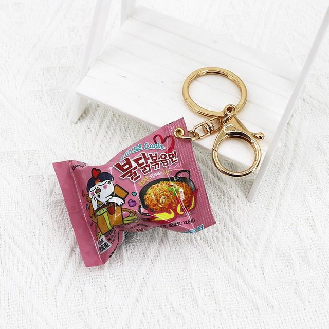 Anhänger Koreanische Puten-Nudel Weißer Kaffee und Duo Lo Mein, Beige, Unisex - Bild 1