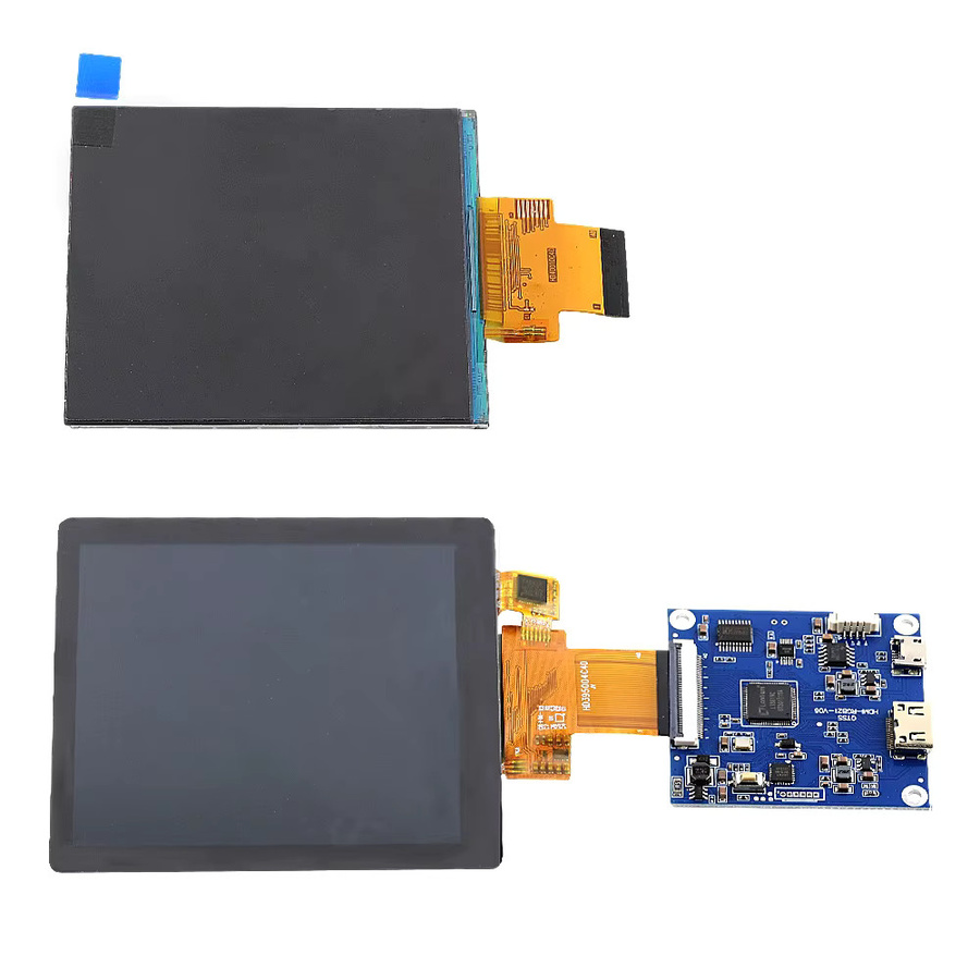 UICPAL 4,0 Zoll TFT LCD Display Modul Quadrat mit HDMI und Touch GT911, 480 x 480 Pixel, 3WSPI RGB 18Bit, 40Pin, 3,3 V, ST7701S, Schwarz - Bild 3