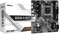 ASRock B650M-H/M.2+ Mainboard AM5 DDR5 Ethernet/LAN in Schwarz/Grau - Bild 1