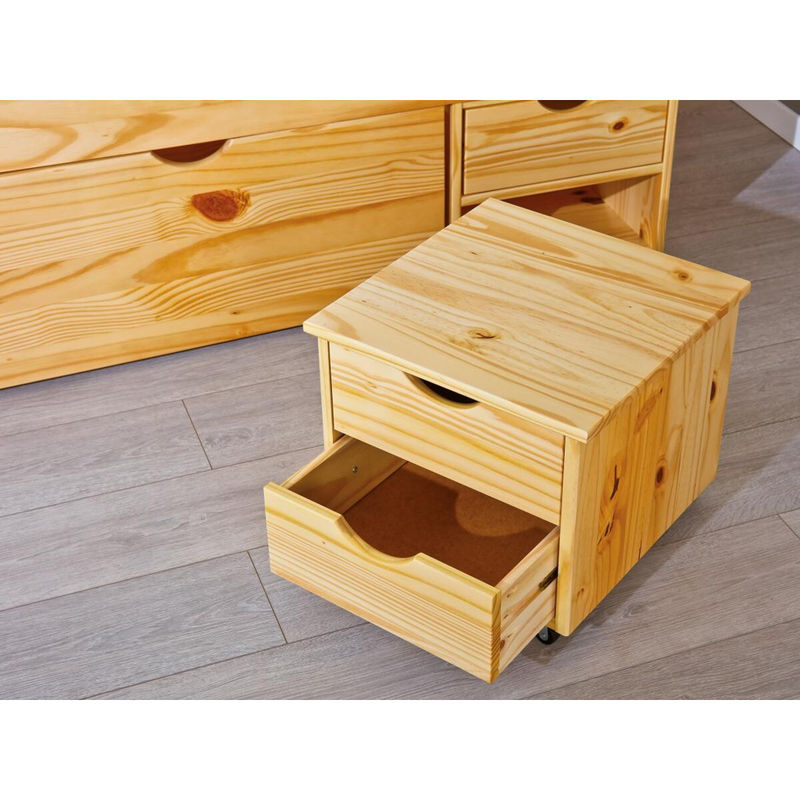 Funktionsbett Claas aus Massivholz Kiefer in Natur Braun mit Liegefläche B: 160 cm, L: 200 cm - Bild 2