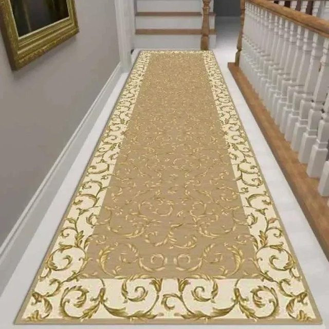 Nordic Stil Teppich in Beige für Wohnzimmer, Flur und Schlafzimmer, rutschfest, B/T: 50 x 100 cm - Bild 1