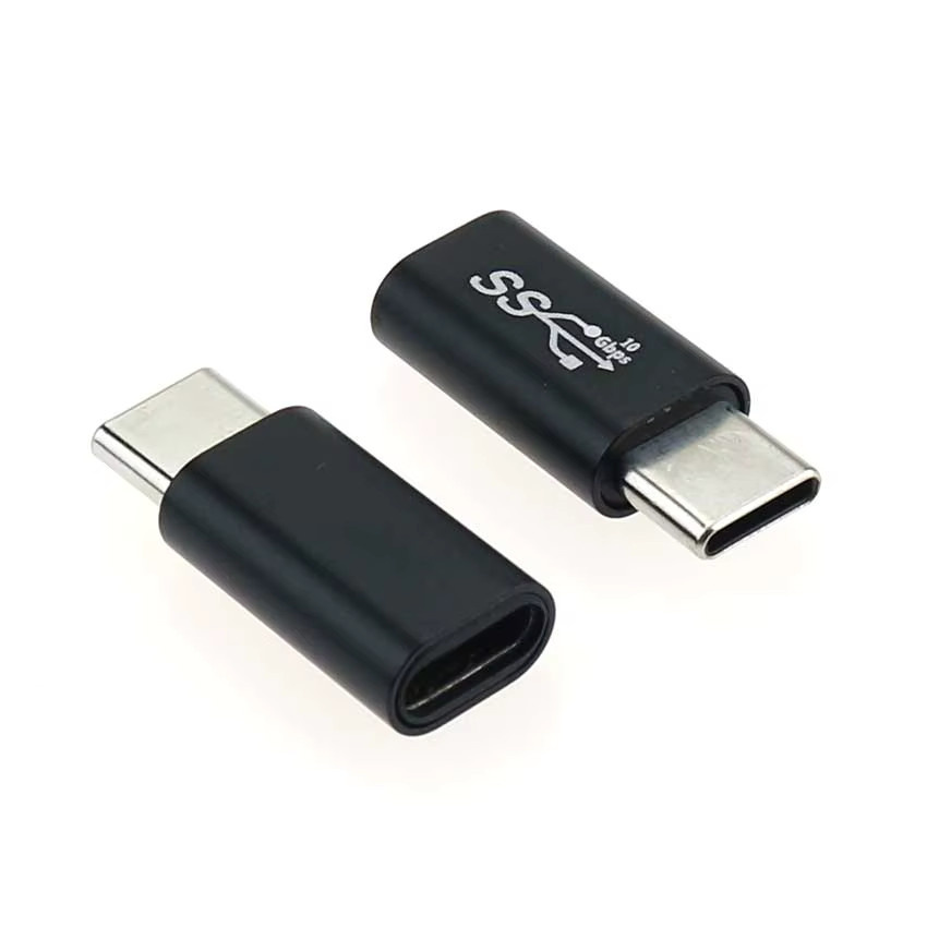 JCD USB A 3.0 zu USB 3.1 Typ-C OTG Adapter in Schwarz für Datenübertragung und Synchronisation - Bild 1