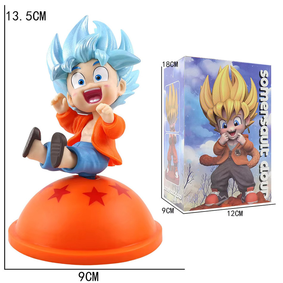 Bandai Son Goku Anime Figur als Kawaii Dekoration für deinen Schreibtisch, Höhe: 14 cm - Bild 3