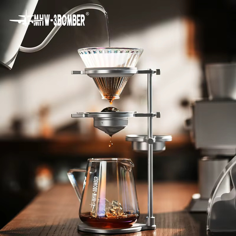 MHW-3BOMBER Pour Over Chilling Ball Stand Tropfständer aus Aluminiumlegierung mit abnehmbarem Design - Bild 1