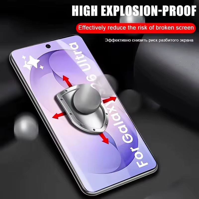 5 Stück Hydrogel-Displayschutzfolien für Samsung Galaxy S26 S25 S24 S23 S22 S21 Ultra S20 FE S10 Plus S9 und Note 20 Ultra, transparent - Bild 6