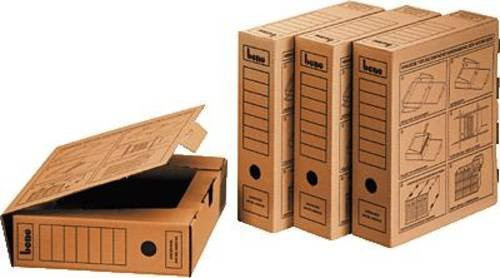 Bene Archivschachtel aus Wellpappe in Braun, B/T/H: 330 x 80 x 290 mm - Bild 1