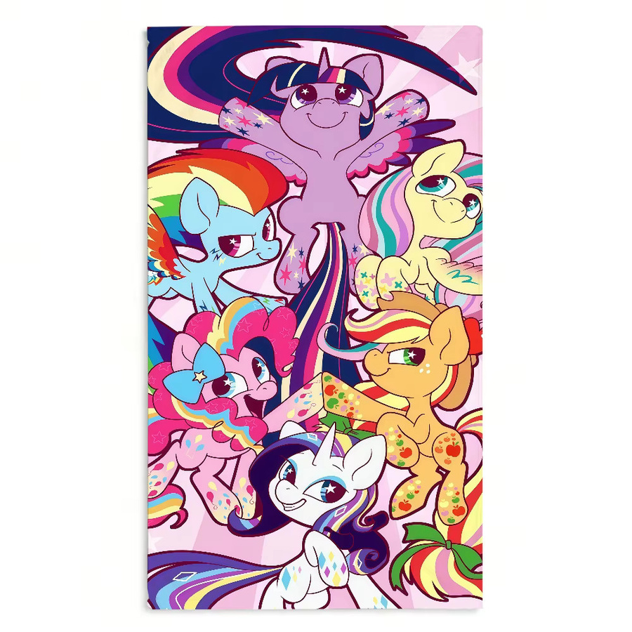 Hasbro My Little Pony Handtuch für Kinder, schnelltrocknend, Multicolour - Bild 5