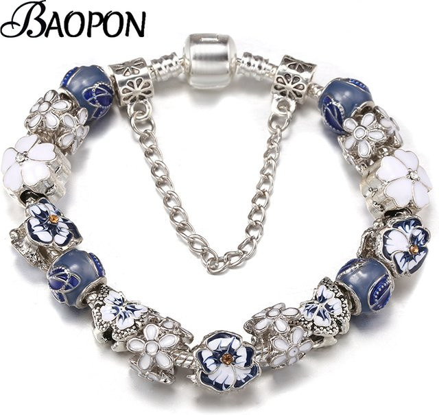 BAOPON Armband, Perle, Silber, Unisex - Bild 1