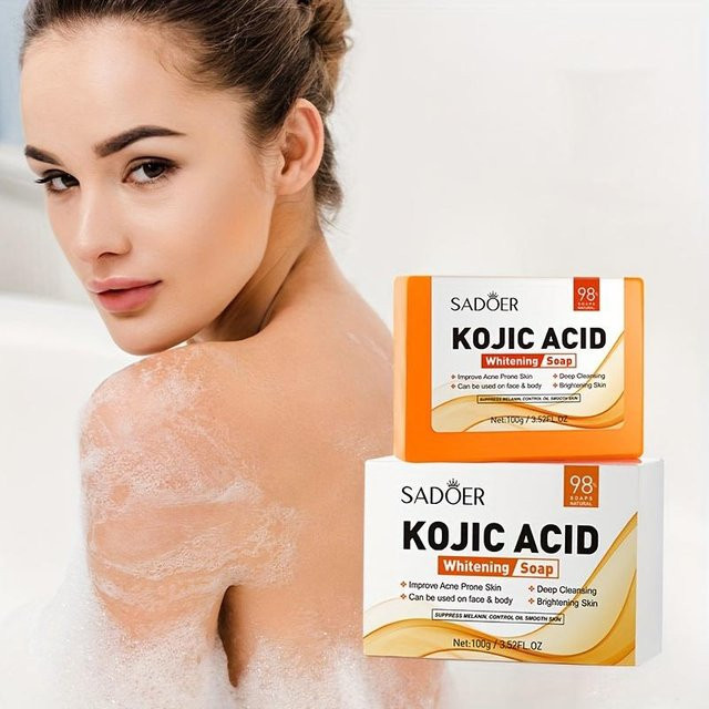 i-Beautiful Aufhellende Seife mit Kojisäure, 100g, Unisex - Bild 1