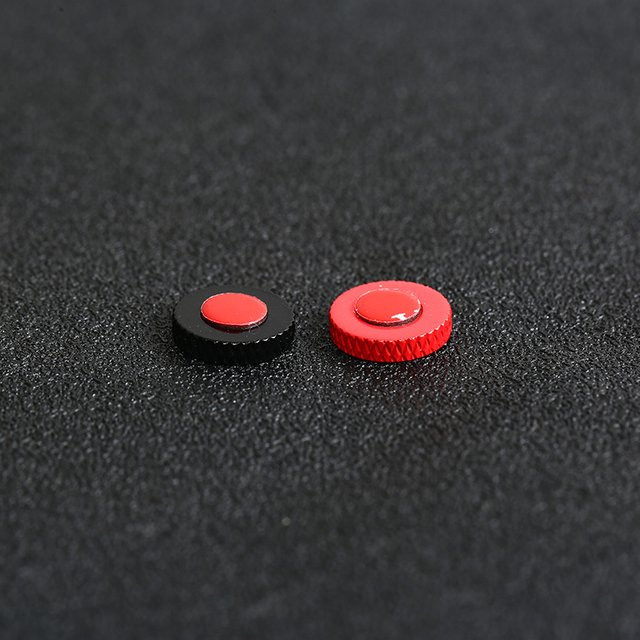 LVSHE Flacher Auslöser für spiegellose DSLR-Kameras mit 3M selbstklebender Rückseite in Schwarz oder Rot - Bild 1