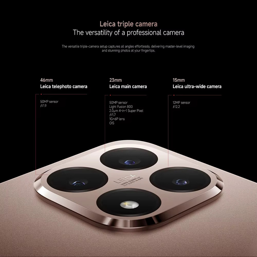 Xiaomi 15T Smartphone Rosegold 256 GB mit 6,83 Zoll Display und Leica Summilux Kamera - Bild 2