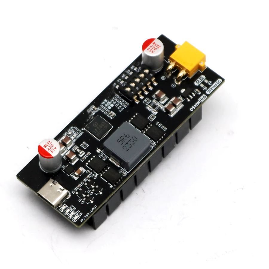 DYKBmetered IP2368 Akku-Ladegerät-Platine mit 100 W USB PD Typ C Schnellladefunktion für 2S bis 6S Li-Ion und LiFePO4 BMS in Schwarz - Bild 2