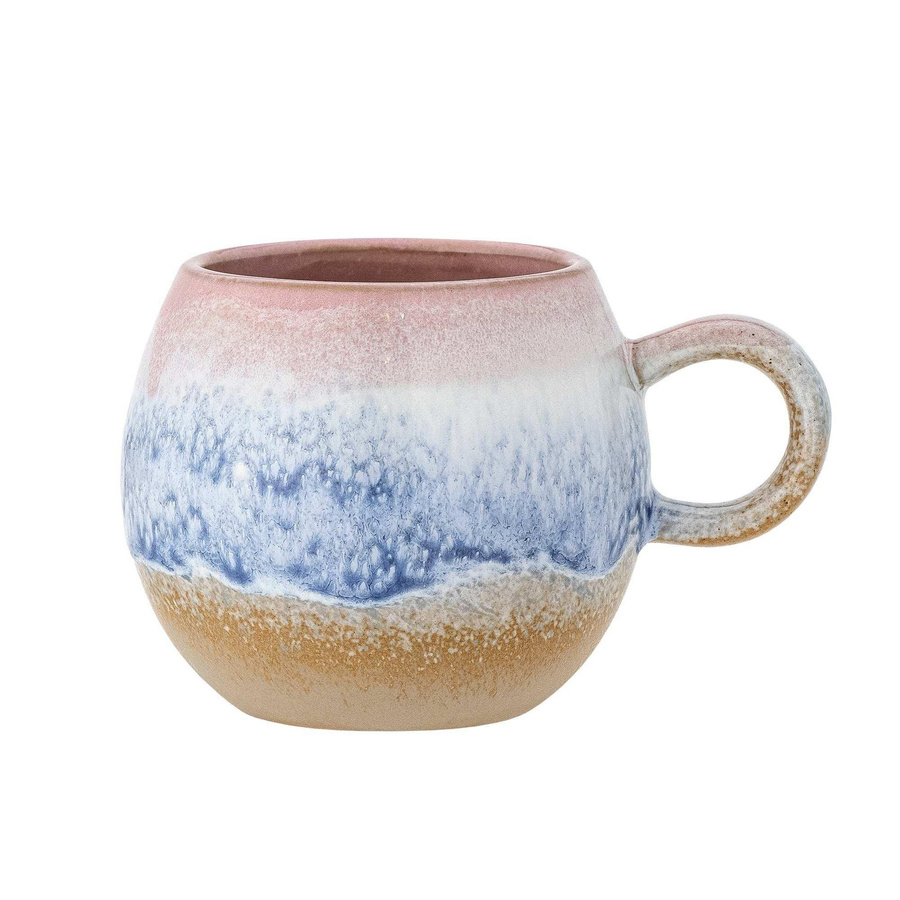 Bloomingville Becher Paula aus Steingut in Rosa, 275 ml - Bild 1