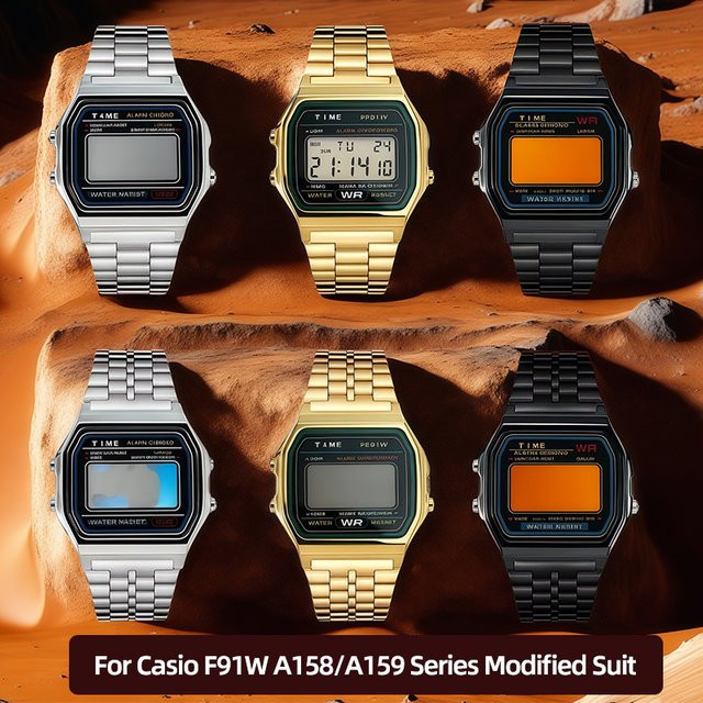 Casio Uhrengehäuse Edelstahl, Lünette, Armband, Edelstahl - Bild 1