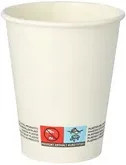 Papstar Trinkbecher Weiß 200 ml - Bild 1