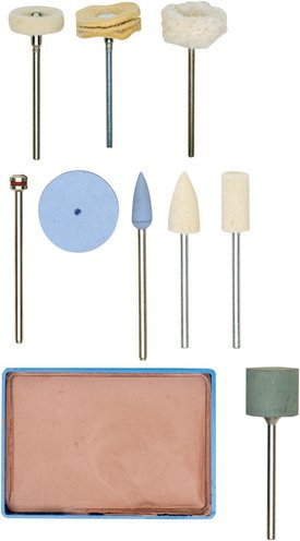 Proxxon Polier-Komplett-Set, 10-teilig, Multicolour - Bild 1